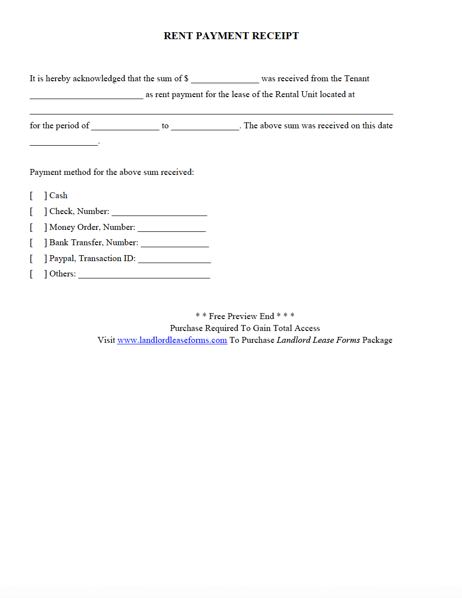 Proof Of Rent Payment Letter from www.landlordleaseforms.com